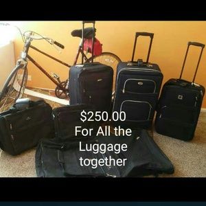 men/women Luggage sold all together & separately.
